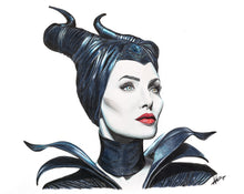 Load image into Gallery viewer, Angelina Jolie as "Maleficent"
