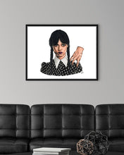 Load image into Gallery viewer, Jenna Ortega as “Wednesday Addams”