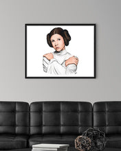 Load image into Gallery viewer, Carrie Fisher as "Princess Leia"