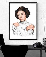 Load image into Gallery viewer, Carrie Fisher as "Princess Leia"