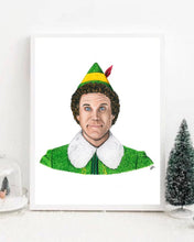 Load image into Gallery viewer, Will Ferrell as &quot;Buddy the Elf&quot;

